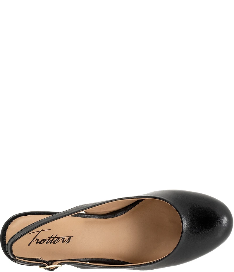 Trotters Lexi Leather Slingback Pumps