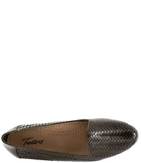 Trotters Liz III Woven Leather Loafers
