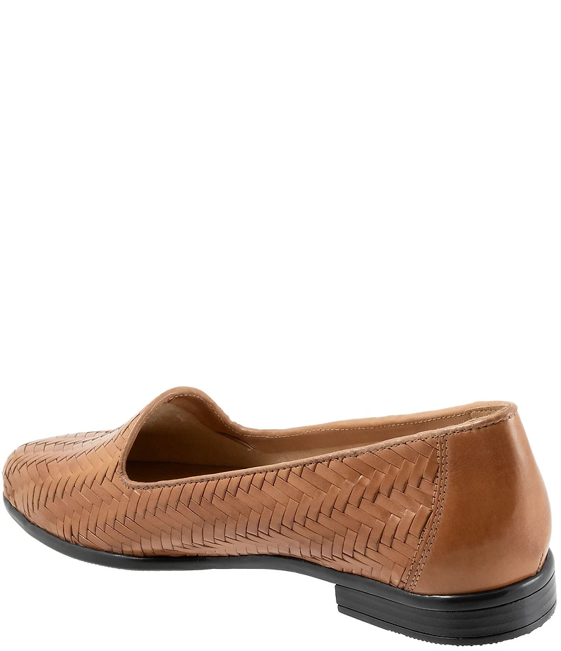 Trotters Liz III Woven Leather Loafers