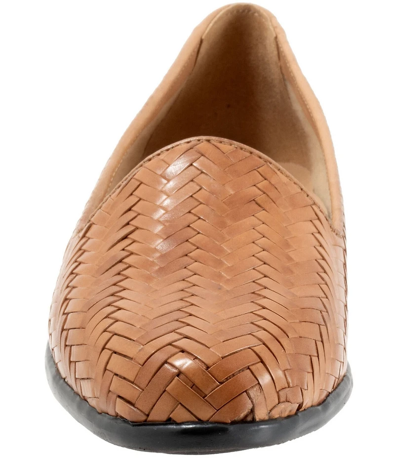 Trotters Liz III Woven Leather Loafers