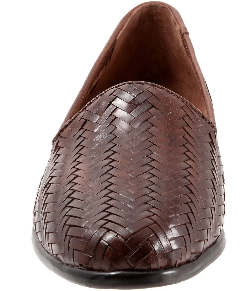 Trotters Liz III Woven Leather Loafers