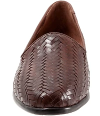Trotters Liz III Woven Leather Loafers