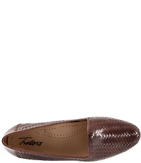 Trotters Liz III Woven Leather Loafers