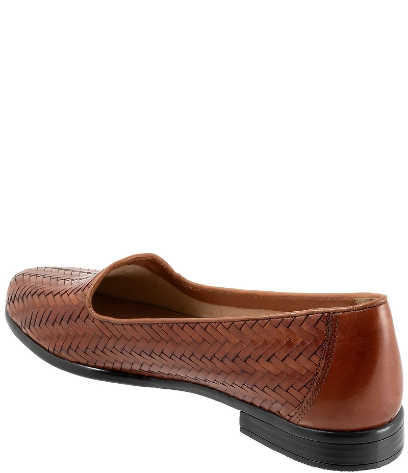 Trotters Liz III Woven Leather Loafers