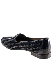 Trotters Liz III Woven Leather and Suede Loafers