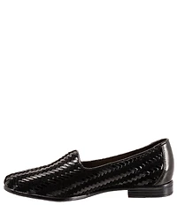 Trotters Liz III Woven Leather and Suede Loafers