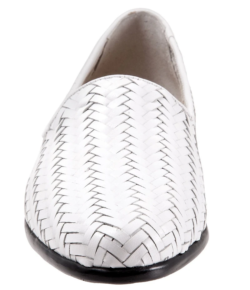 Trotters Liz III Woven Leather Loafers