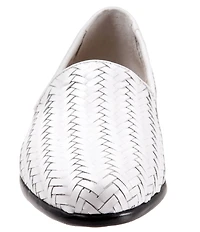 Trotters Liz III Woven Leather Loafers