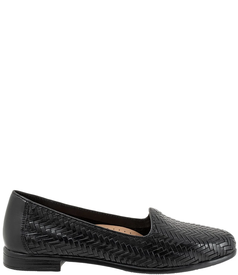 Trotters Liz III Woven Leather Loafers