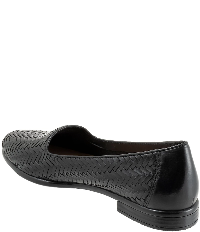 Trotters Liz III Woven Leather Loafers