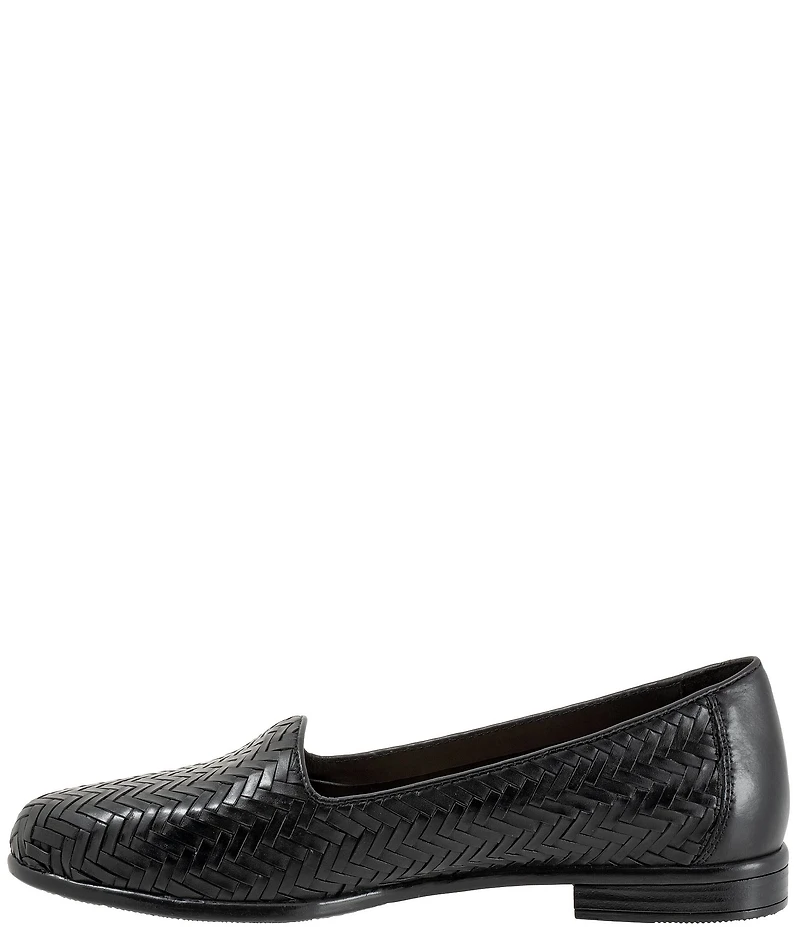 Trotters Liz III Woven Leather Loafers
