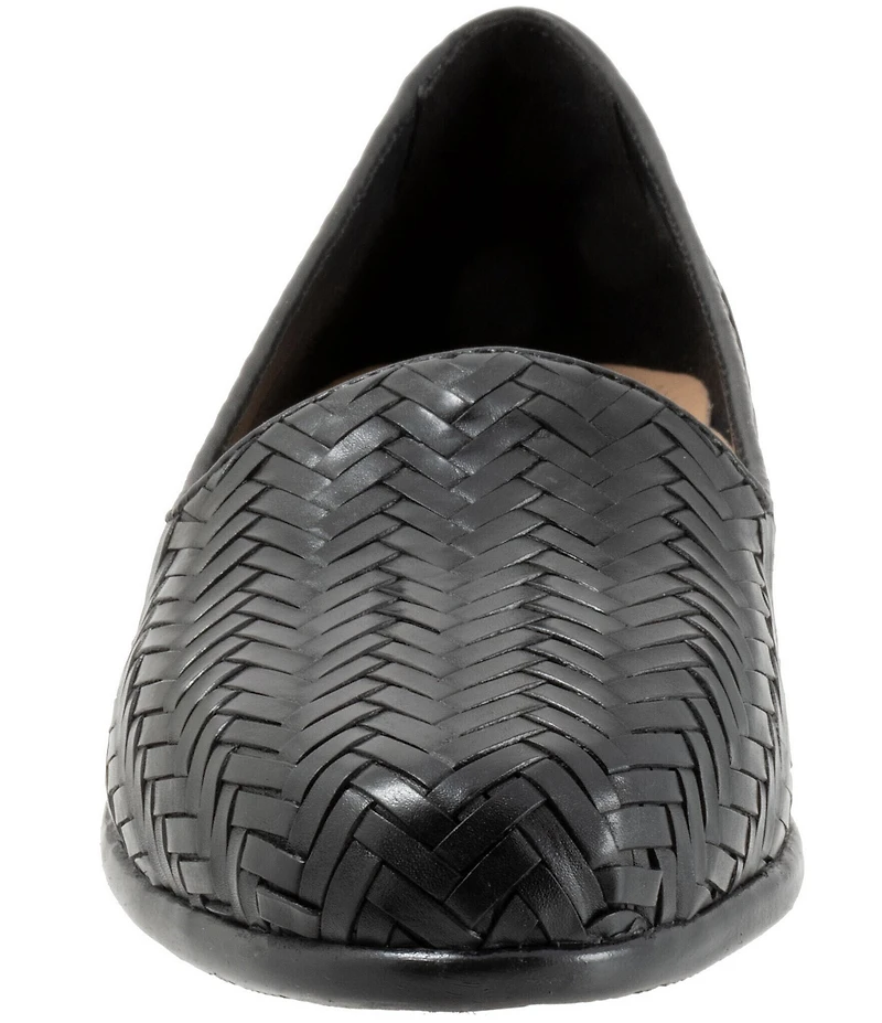 Trotters Liz III Woven Leather Loafers