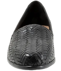 Trotters Liz III Woven Leather Loafers