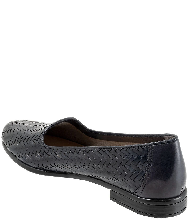 Trotters Liz III Woven Leather Loafers