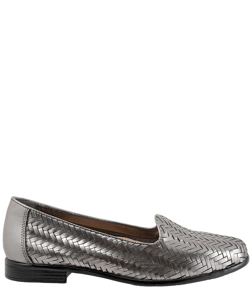 Trotters Liz III Woven Leather Loafers