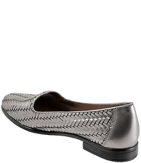 Trotters Liz III Woven Leather Loafers