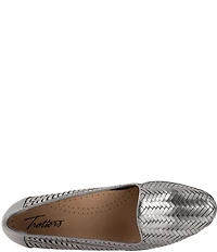 Trotters Liz III Woven Leather Loafers