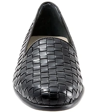Trotters Liz Woven Leather Loafers