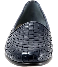Trotters Liz Woven Leather Loafers