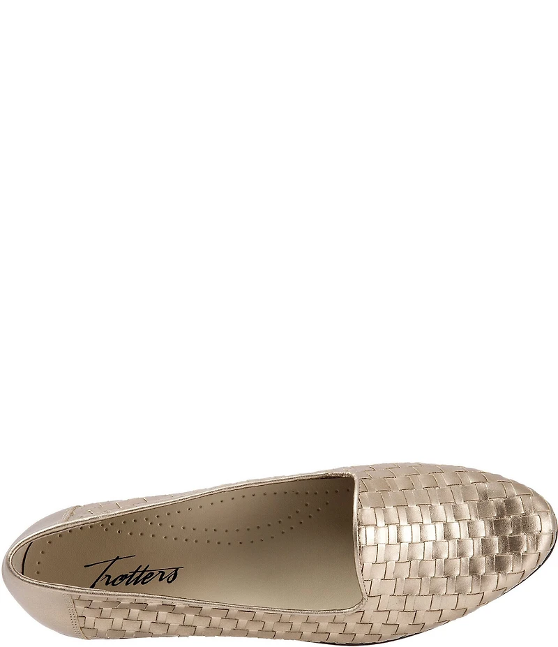 Trotters Liz Woven Leather Loafers
