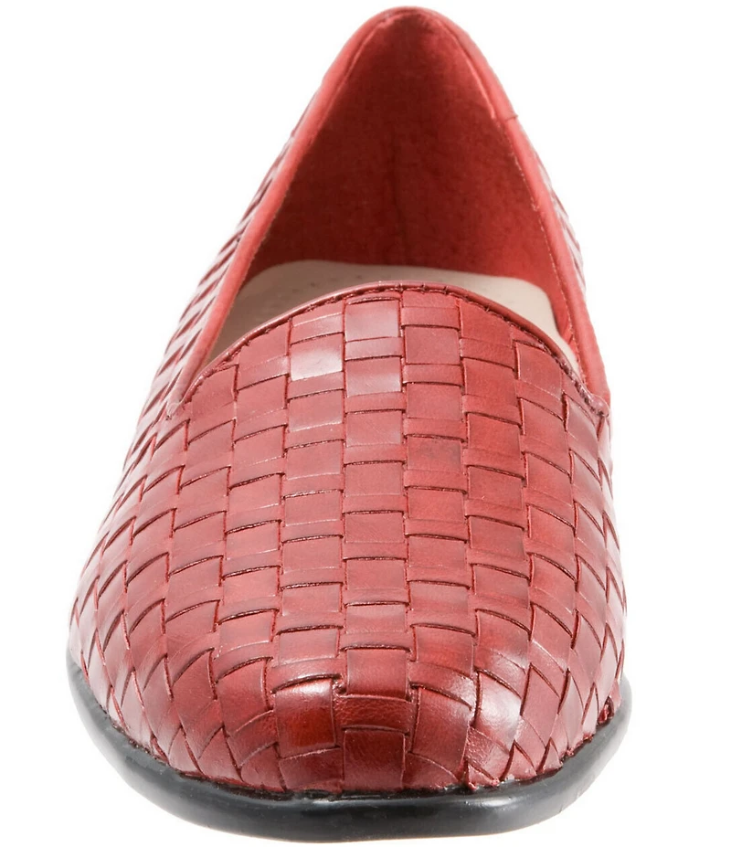 Trotters Liz Woven Leather Loafers
