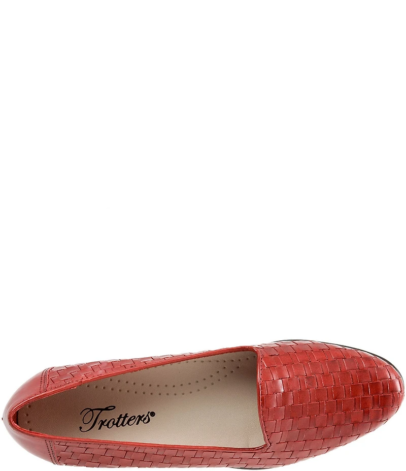 Trotters Liz Woven Leather Loafers