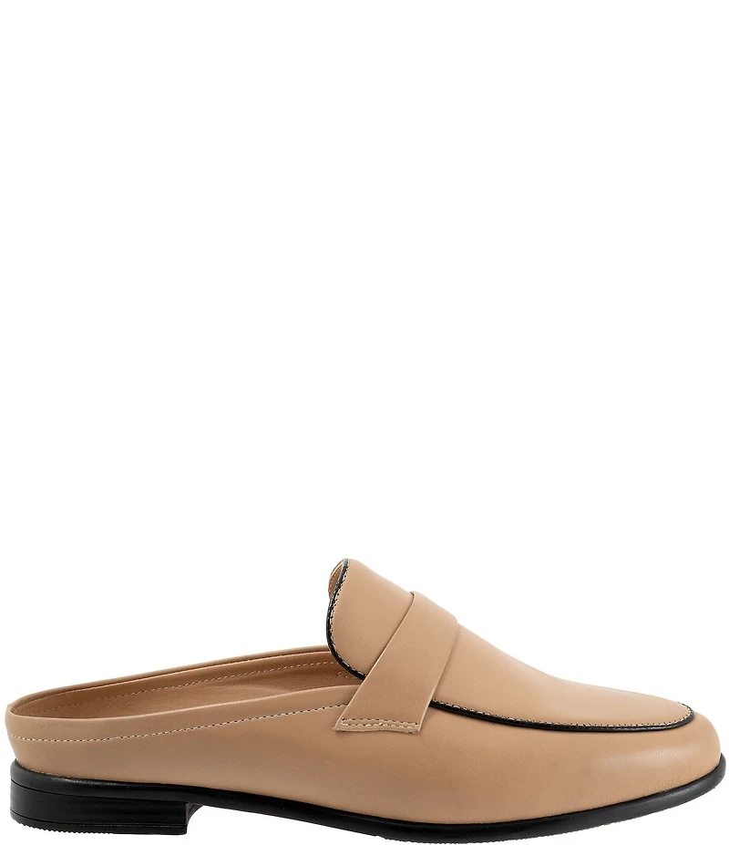 Trotters Lola Leather Piping Mules