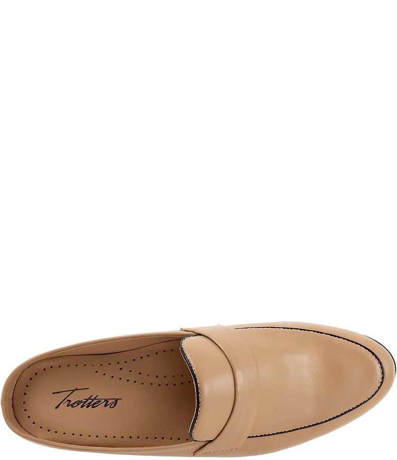 Trotters Lola Leather Piping Mules