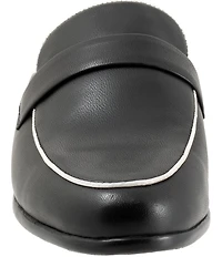 Trotters Lola Leather Piping Mules