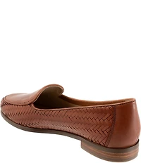 Trotters Lyric Woven Leather Loafers