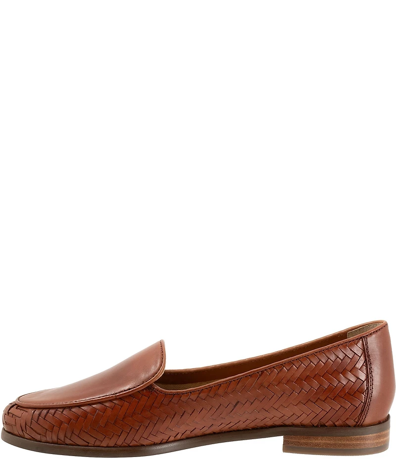 Trotters Lyric Woven Leather Loafers
