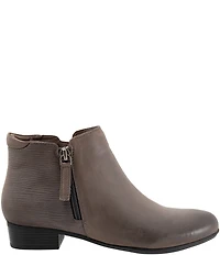 Trotters Major Embossed Leather Booties