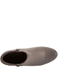 Trotters Major Embossed Leather Booties