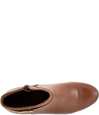 Trotters Melody Leather Hardware Detail Booties