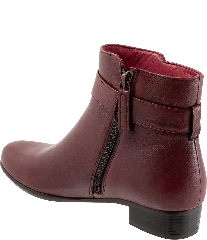 Trotters Melody Leather Hardware Detail Booties