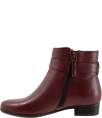 Trotters Melody Leather Hardware Detail Booties