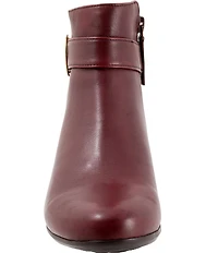 Trotters Melody Leather Hardware Detail Booties