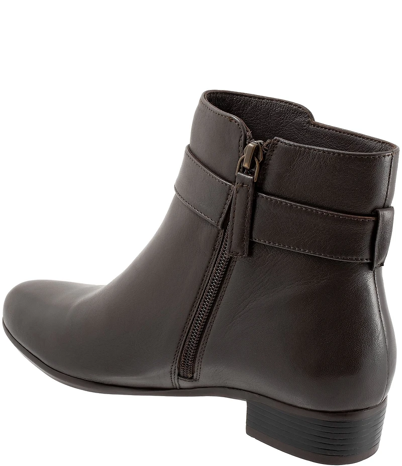 Trotters Melody Leather Hardware Detail Booties