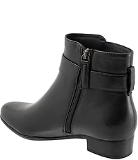 Trotters Melody Leather Hardware Detail Booties