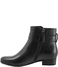 Trotters Melody Leather Hardware Detail Booties