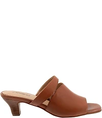 Trotters Ninette Leather Kitten Heel Slides