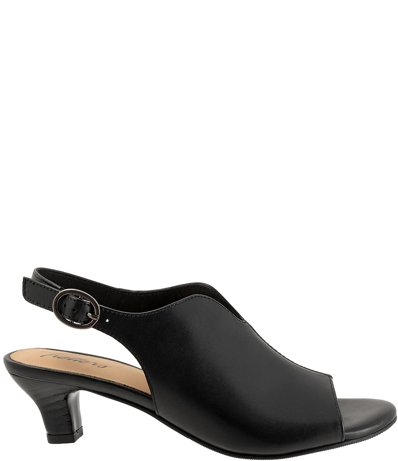 Trotters Norma Leather Slingback Sandals