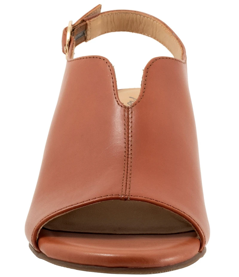 Trotters Norma Leather Slingback Sandals