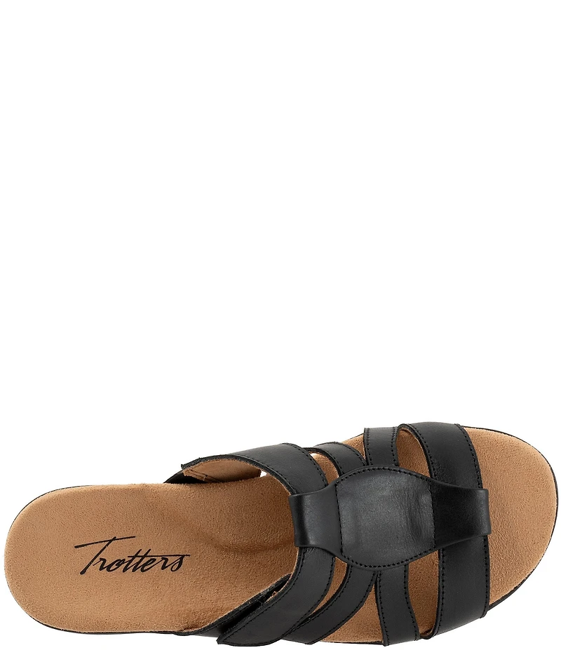 Trotters Ramona Leather Slide Sandals