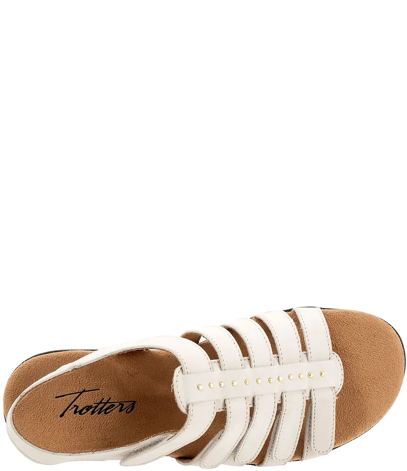 Trotters Riki Studs Nubuck Fisherman Sandals