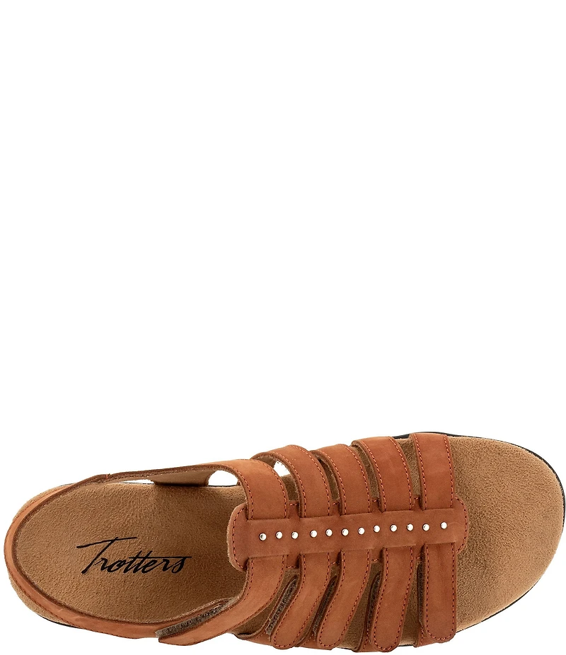 Trotters Riki Studs Nubuck Fisherman Sandals