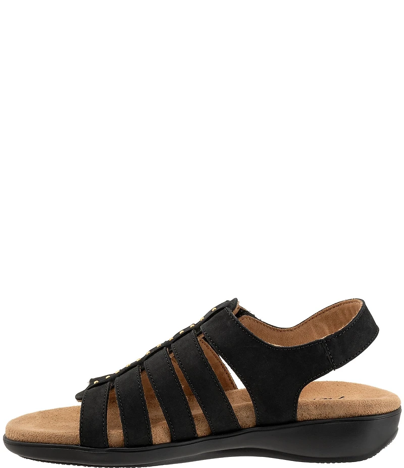 Trotters Riki Studs Nubuck Fisherman Sandals