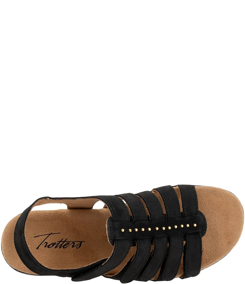 Trotters Riki Studs Nubuck Fisherman Sandals