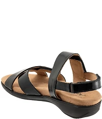 Trotters River Metallic Leather Sandals
