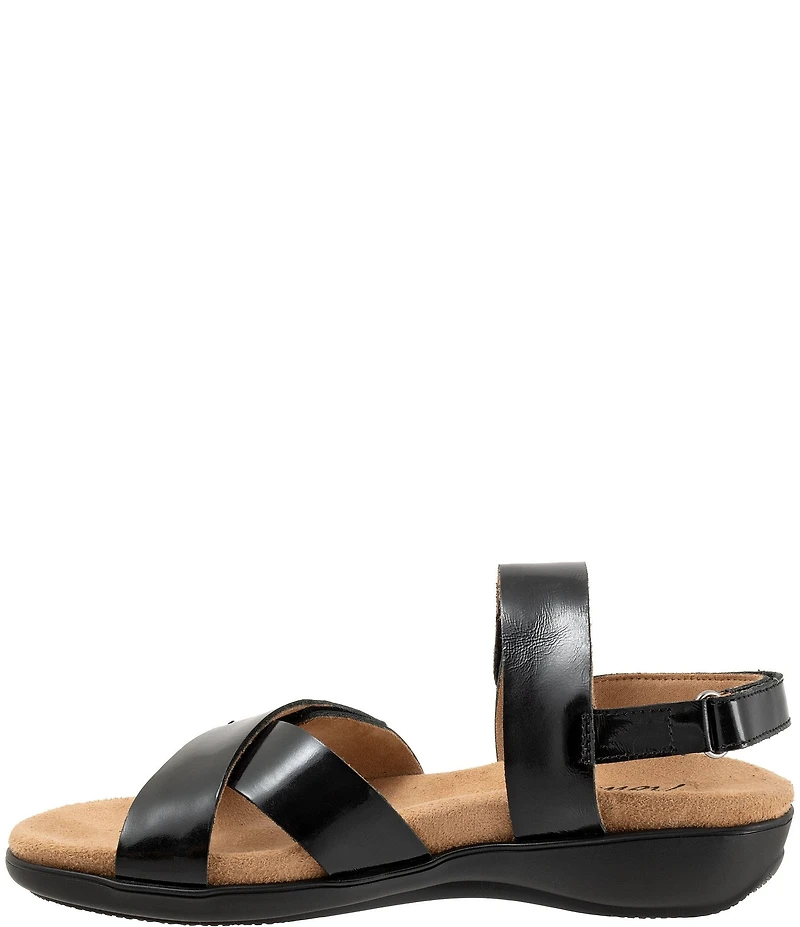 Trotters River Metallic Leather Sandals